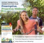 Prebiotic Probiotic Enzymes Supplement for Digestive Health