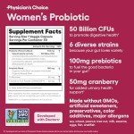 Women's Probiotics - Organic, 50 Billion CFU, 30 Capsules