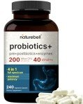 NatureBell 200 Billion CFU Probiotics - 240 Capsules