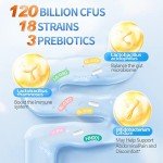 OMOGS Probiotics 120 Billion CFUs & 3 Prebiotics