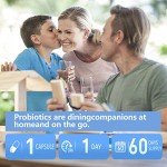 OMOGS Probiotics 120 Billion CFUs & 3 Prebiotics