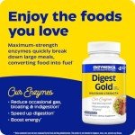 Enzymedica Digest Gold Enzyme Blend, 90 Caps