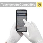 SwiftGrip Disposable Nitrile Exam Gloves, 3-mil, Small, Box of 100, White Nitrile Gloves Disposable Latex Free for Medical, Cleaning, Cooking & Esthetician, Food-Safe, Powder-Free, Non-Sterile