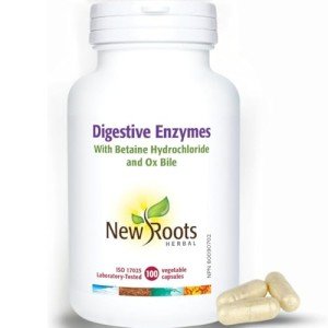 Digestive Enzymes with HCL & Papaya - 100 Veg Caps