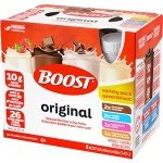 BOOST Original Meal Replacement Variety Pack, 24 Bottles