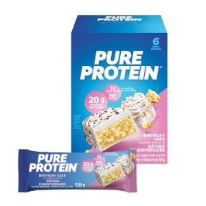 Delicious Gluten-Free Protein Bars - Birthday Cake (6 Pack)