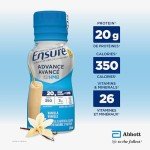 Ensure Advance Vanilla Meal Replacement Protein Shakes