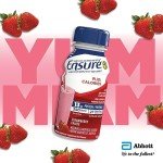 Ensure Plus Strawberry Nutritional Supplement Shake, 6 Bottles