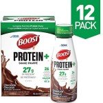 Boost Protein+ Chocolate Meal Replacement Shakes, 12 Pack