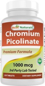 Chromium 1000 mcg - 120 Tablets by Best Naturals