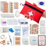 Compact Emergency First Aid Kit - 166 Supplies
