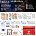 Compact Emergency First Aid Kit - 166 Supplies