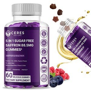 Saffron Extract Gummies for Appetite and Eye Support