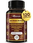 Nutravonic Organic Berberine 1000mg - 120 Capsules