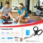 263-Piece Waterproof First Aid Kit for All Uses