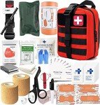 Trauma First Aid Kit with Tourniquet – Red