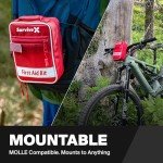 SurviveX Compact First Aid Kit for Outdoor Adventures