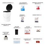 Portable Emergency Toilet Survival Kit for 2-4 People