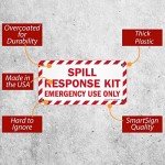 Emergency Spill Response Kit Sign - 5"x10