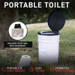 Portable Emergency Toilet Survival Kit for 2-4 People