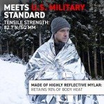 Emergency Mylar Survival Blankets - 4-Pack