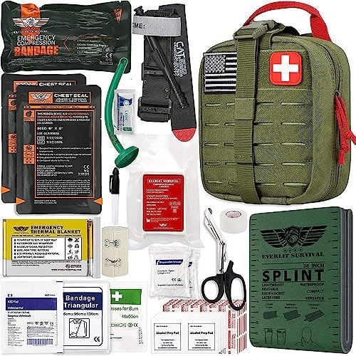 Emergency Trauma Kit with Tourniquet and Splint