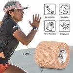 Self-Adherent Cohesive Bandage Wrap - 12 Packs