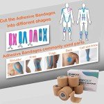 Self-Adhesive Cohesive Bandage Wraps - 6 Pack