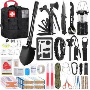 170-Piece Survival First Aid Kit for Emergencies