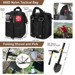 Emergency Survival Gear Tool with Molle Pouch