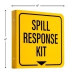 Sutter Spill Kit Wall Sign - Pack of 2