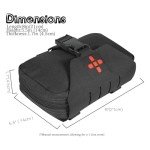 Tactical MOLLE Trauma Kit with Quick Release Pouch