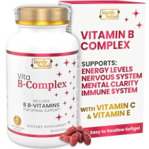VitaBComplex with Vitamins C and E – 60 Softgels