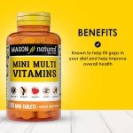 Mason Natural Daily Multiple Vitamins A, C, D3, E, B Complex