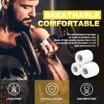 Self-Adhesive Bandage Wrap - 12 Rolls, 2"x5 Yds