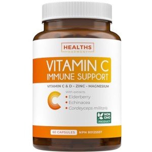 Vitamin C Immune Support Supplement with Elderberry & Zinc