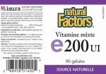 Mixed Vitamin E Softgels, 200 IU, 90 Count