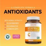 Vitamin C Immune Support Supplement with Elderberry & Zinc