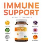Vitamin C Immune Support Supplement with Elderberry & Zinc