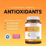 Vitamin C Immune Support Supplement with Elderberry & Zinc