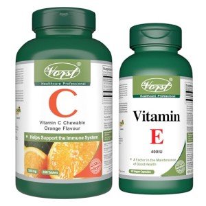 Vitamin E 400 IU & Vitamin C 500 mg Combo