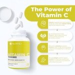 Extra Strength Vitamin C Immune Support Capsules - 120 Vegan