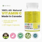 Extra Strength Vitamin C Immune Support Capsules - 120 Vegan