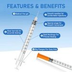 DolpBay 1cc Insulin Syringe 31G - 100 Pack