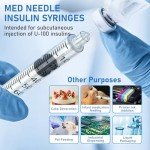 DolpBay 1cc Insulin Syringe 31G - 100 Pack