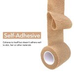 RISEN Self-Adherent Cohesive Bandage Tape, 6 Rolls