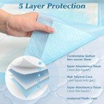 50 Count Leakproof Quick-Dry Disposable Underpads