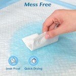 50 Count Leakproof Quick-Dry Disposable Underpads