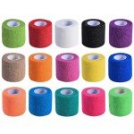 KISEER 15 Pack Self-Adhesive Cohesive Bandage Wraps
