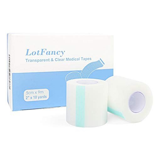 Transparent Medical Tape - 6 Rolls, 2"x10 Yards